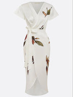 Valeria Elegant Wrap Dress