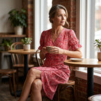 Maribel Floral V-Neck Dress