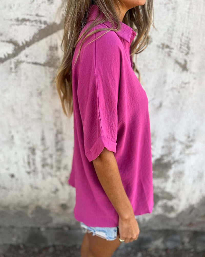Sirena Relaxed Button Blouse