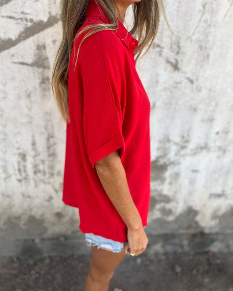 Sirena Relaxed Button Blouse