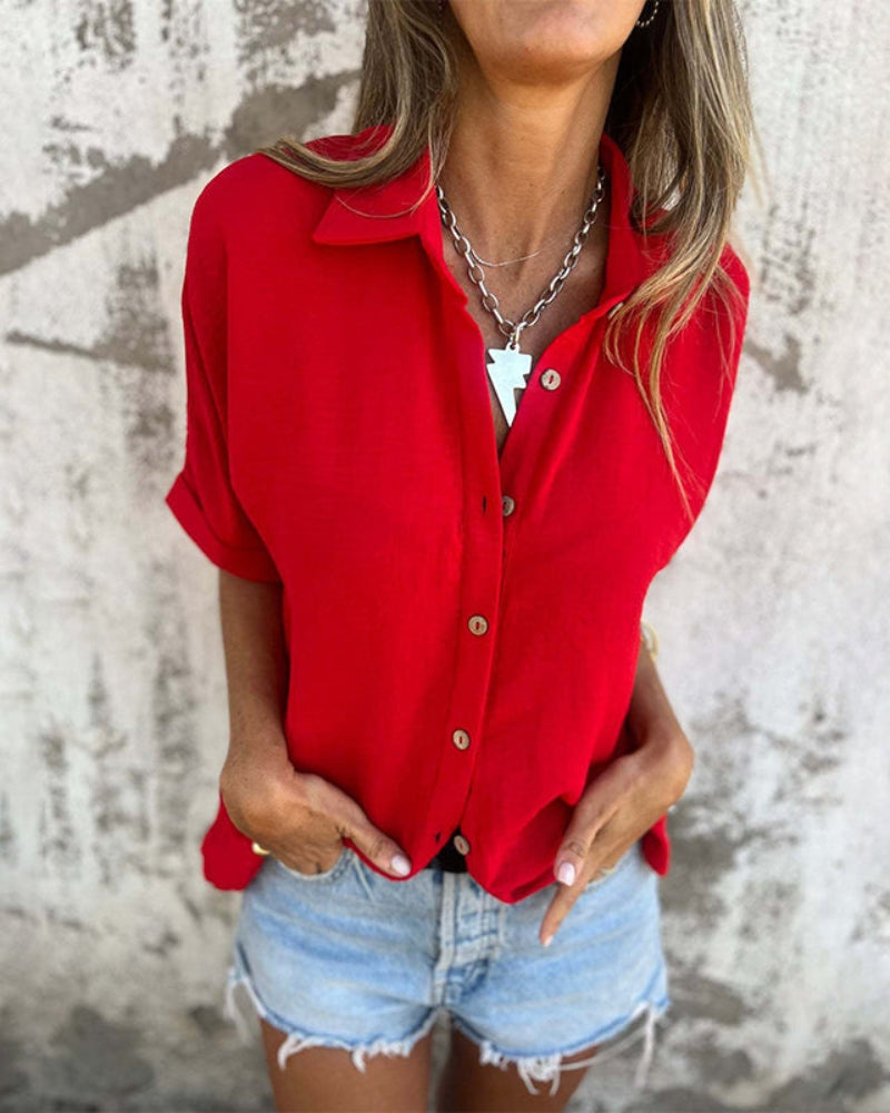 Sirena Relaxed Button Blouse