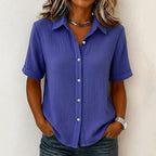 Audrey Collared Button Blouse