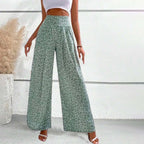 Meadow Floral Wide-Leg Pants
