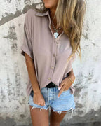 Sirena Relaxed Button Blouse