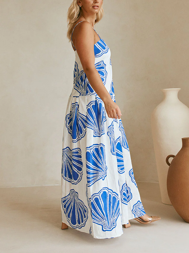 Maris Sleeveless Cotton-Linen Set