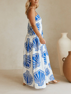 Maris Sleeveless Cotton-Linen Set