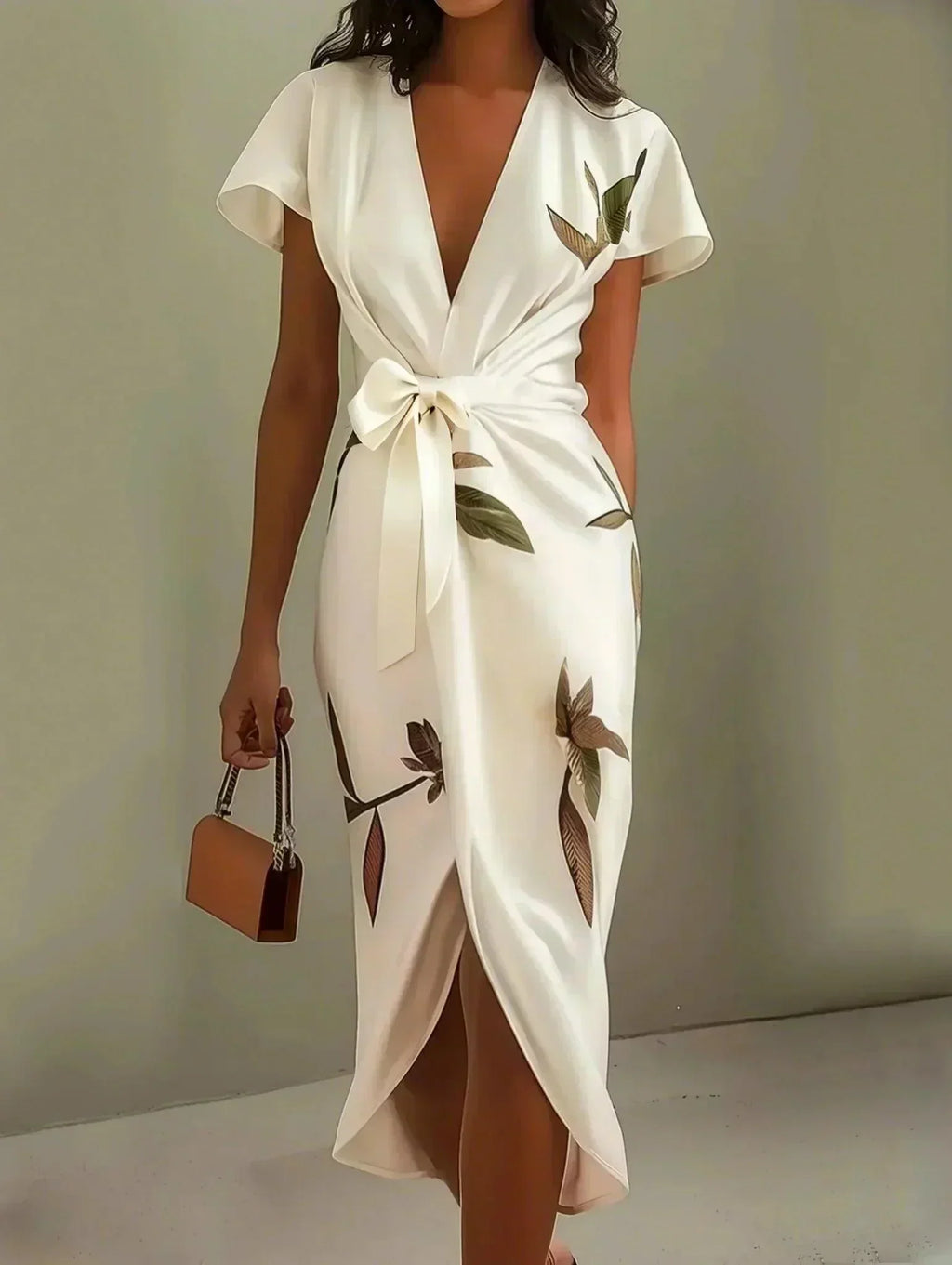 Valeria Elegant Wrap Dress