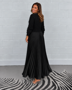 Claudia Pleated Maxi Dress