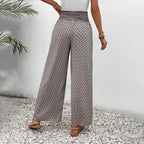 Sienna Printed Wide-Leg Pants