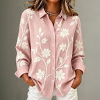 Flora Long-Sleeve Floral Blouse