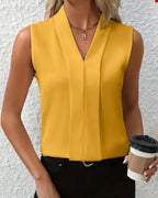 Nicole Relaxed V-Neck Top