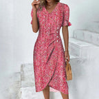 Maribel Floral V-Neck Dress