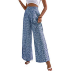Meadow Floral Wide-Leg Pants