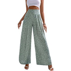 Meadow Floral Wide-Leg Pants