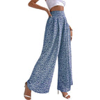 Meadow Floral Wide-Leg Pants