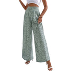 Meadow Floral Wide-Leg Pants