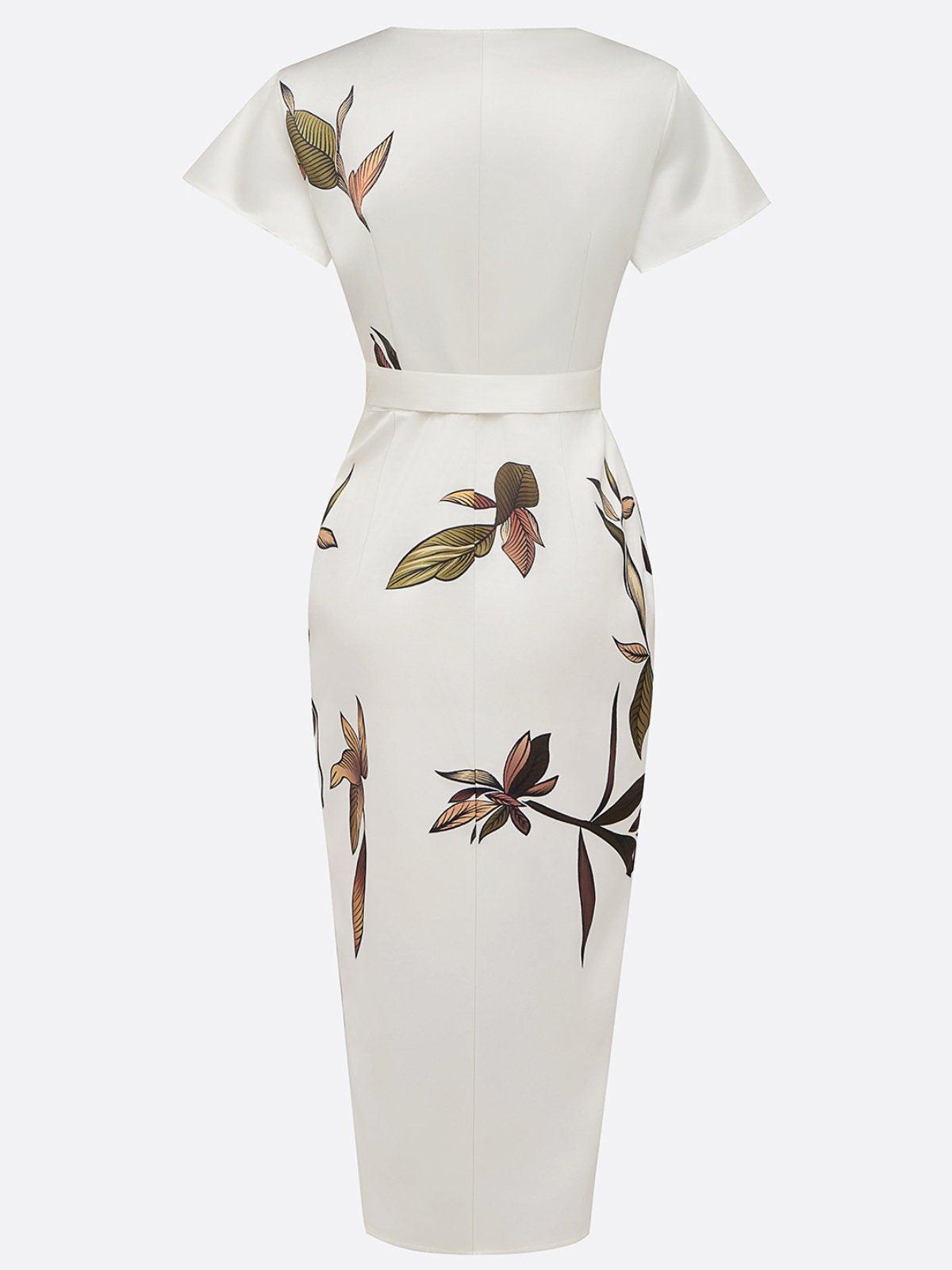 Valeria Elegant Wrap Dress