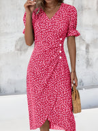 Maribel Floral V-Neck Dress