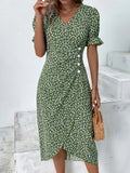 Maribel Floral V-Neck Dress