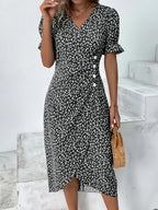 Maribel Floral V-Neck Dress