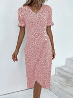 Maribel Floral V-Neck Dress