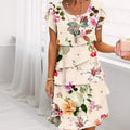 Amara Floral Cascade Dress