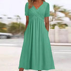 Genevieve V-Neck Maxi Dress