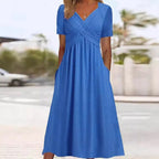 Genevieve V-Neck Maxi Dress