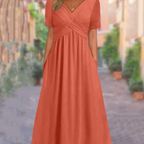 Genevieve V-Neck Maxi Dress