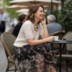 Leonie Knit Top & Leopard Skirt Set