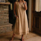 Colette Sleeveless Tiered Dress