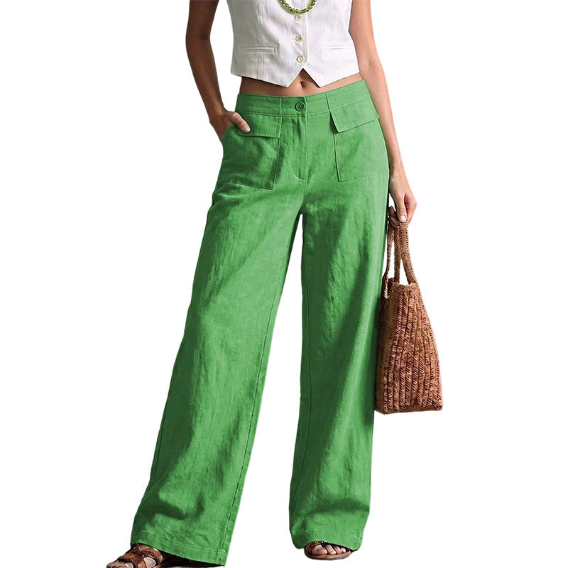Livia Relaxed Wide-Leg Pants