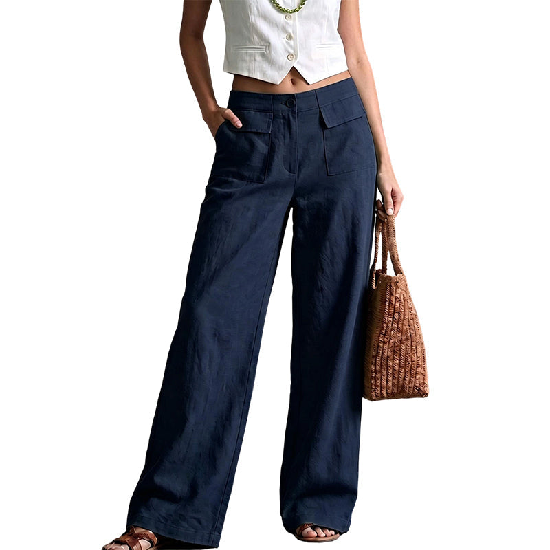 Livia Relaxed Wide-Leg Pants