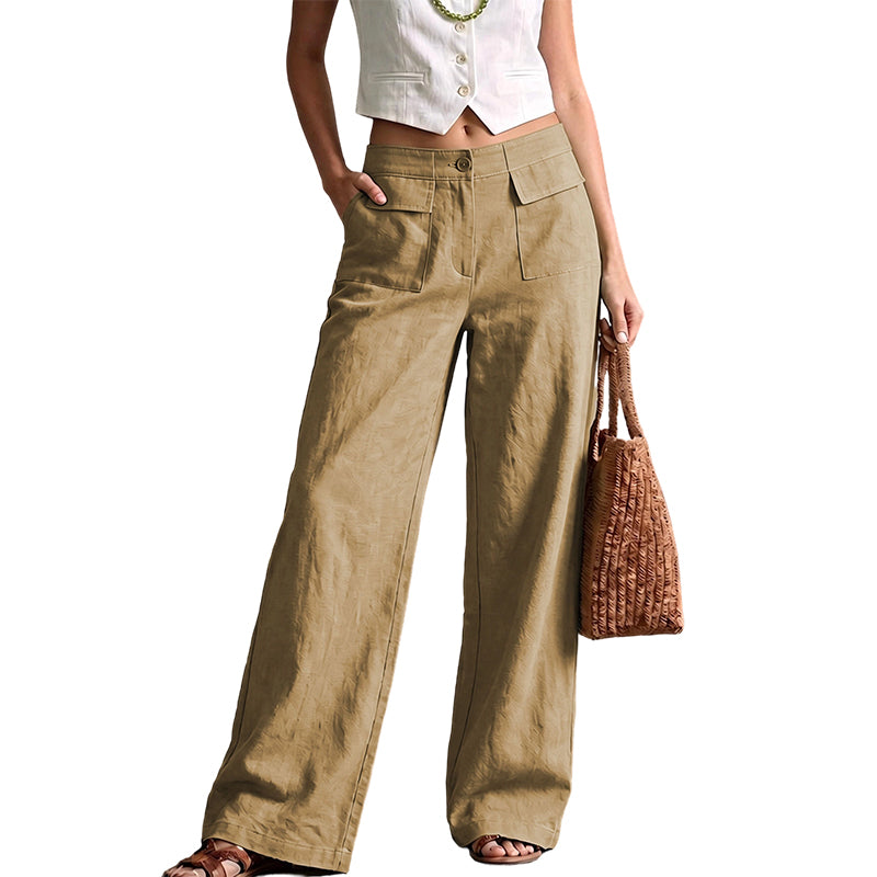 Livia Relaxed Wide-Leg Pants