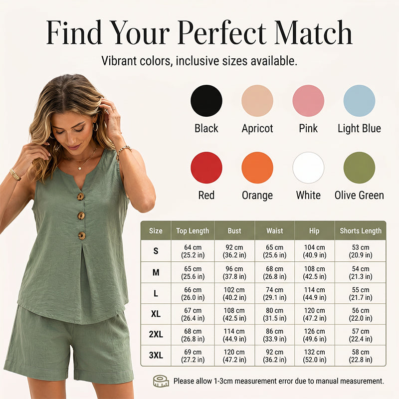 Delphine Sleeveless Two-Piece Set
