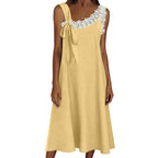 Adeline Lace-Detail Midi Dress