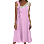 Adeline Lace-Detail Midi Dress