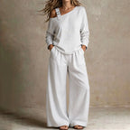 Juliette One-Shoulder Wide-Leg Set