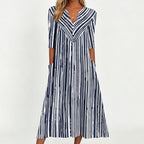 Tessa Printed V-Neck Dress
