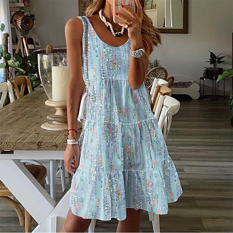 Isla Tiered Midi Dress